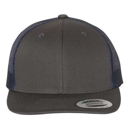 YP Classics 6606 Leather Patch Hat – Retro Trucker Cap
