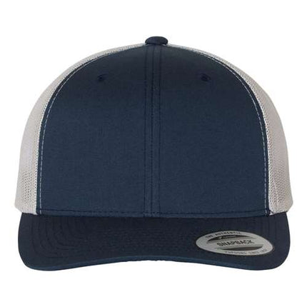 YP Classics 6606 Leather Patch Hat – Retro Trucker Cap