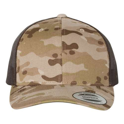 YP Classics 6606 Embroidered Hat – Retro Trucker Cap