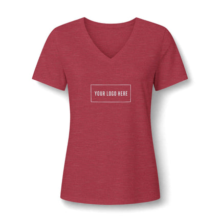 Custom Printed Women's V-Neck T-Shirt - Bella+Canvas 6405CVC