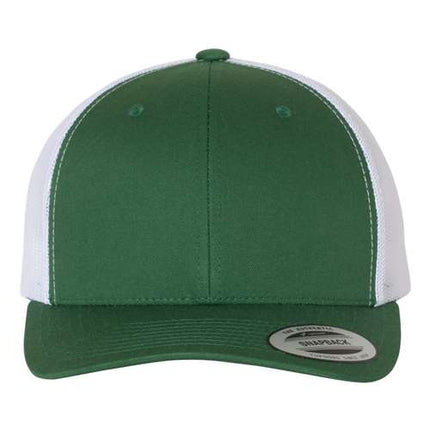 YP Classics 6606 Leather Patch Hat – Retro Trucker Cap