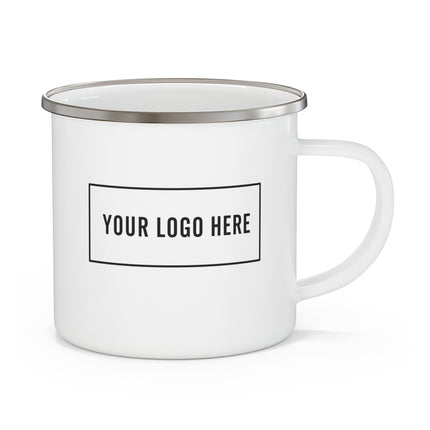Custom Printed Enamel Mug - Camper Style