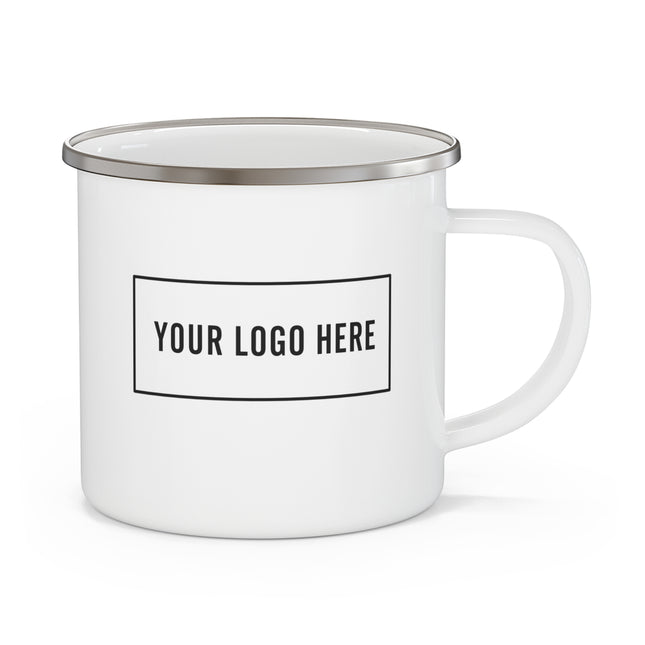 Custom Printed Enamel Mug - Camper Style