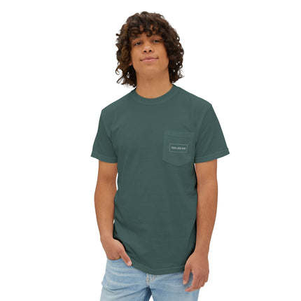 Custom Printed Unisex Garment-Dyed Pocket T-Shirt - Comfort Colors 6030