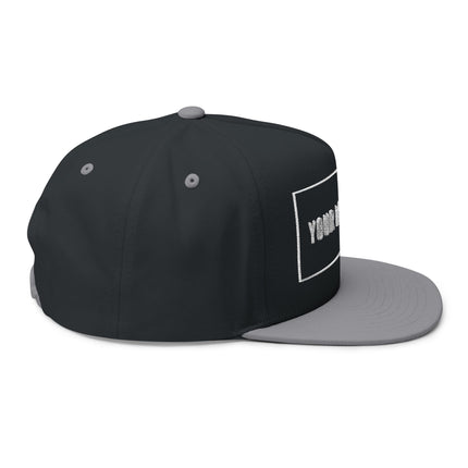 Custom Embroidered Flat Bill Snapback - Yupoong 6007