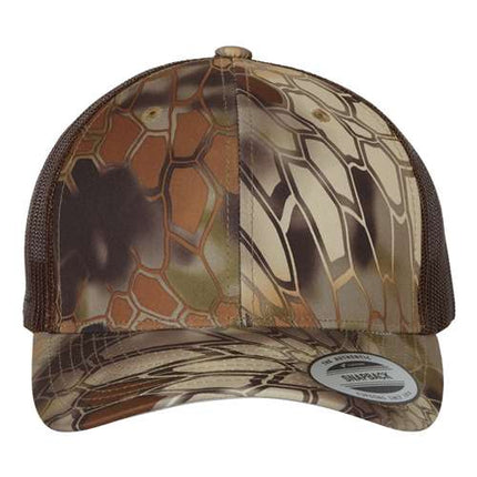 YP Classics 6606 Embroidered Hat – Retro Trucker Cap