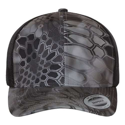 YP Classics 6606 Leather Patch Hat – Retro Trucker Cap