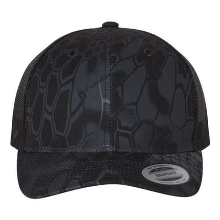 YP Classics 6606 Leather Patch Hat – Retro Trucker Cap