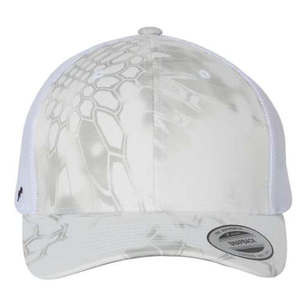 YP Classics 6606 Leather Patch Hat – Retro Trucker Cap