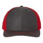Charcoal/ Red