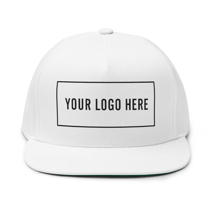 Custom Embroidered Flat Bill Snapback - Yupoong 6007