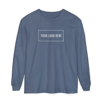 Custom Printed Garment-Dyed Heavyweight Long-Sleeve T-Shirt - Comfort Colors 6014