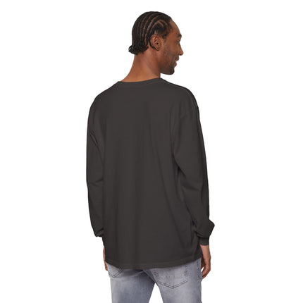 Custom Printed Garment-Dyed Heavyweight Long-Sleeve T-Shirt - Comfort Colors 6014