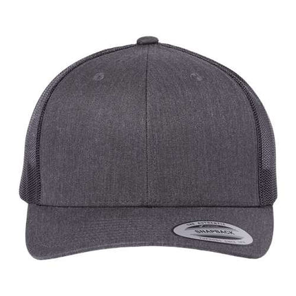 YP Classics 6606 Leather Patch Hat – Retro Trucker Cap
