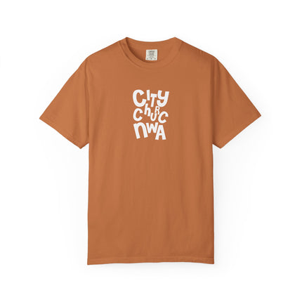 City Church NWA T-Shirt — White Retro Bold Logo Tee
