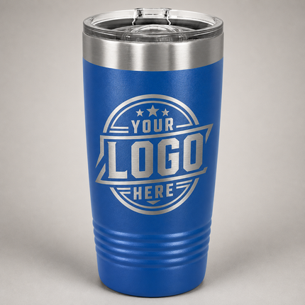 Engraved Polar Camel 20oz Tumbler - Blue