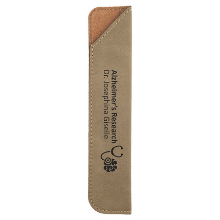 6 1/4" Laserable Leatherette Pen Sleeve