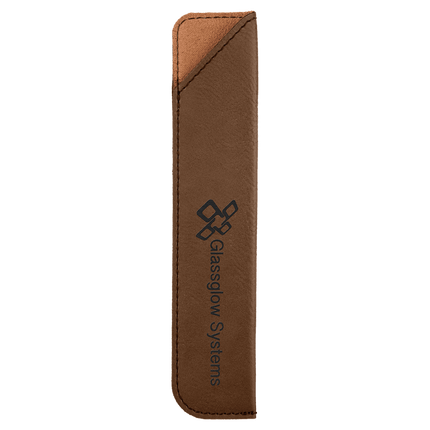6 1/4" Laserable Leatherette Pen Sleeve