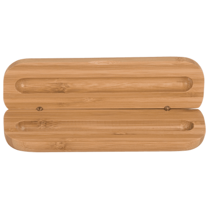 6 3/4" x 2 1/8" Bamboo Pen Case (Case only, pen not included)