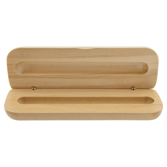 6 3/4" x 2 1/8" Maple Pen Case  (Case Only, pen not included)
