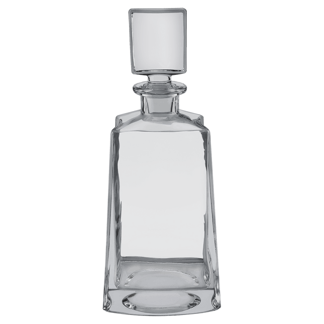 750mL 12" Tequila Decanter with Black Gift Box and Printed Paper Sleeve