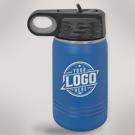 FirstMark 12 oz Water Bottle engraved - Royal Blue (LWB054)