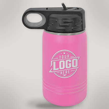 FirstMark 12 oz Water Bottle engraved - Pink (LWB055)