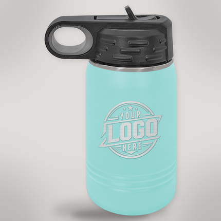 FirstMark 12 oz Water Bottle engraved - Teal (LWB056)