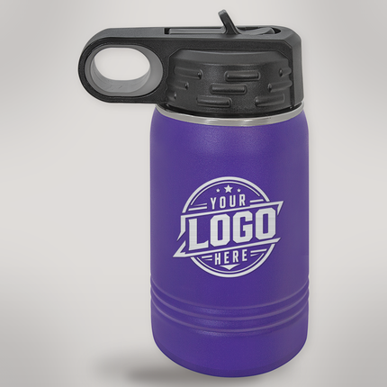 FirstMark 12 oz Water Bottle engraved - Purple (LWB059)