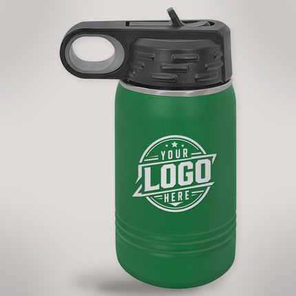 FirstMark 12 oz Water Bottle engraved - Green (LWB065)