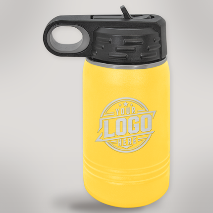 FirstMark 12 oz Water Bottle engraved - Yellow (LWB066)