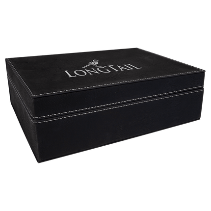 10 1/4" x 7 1/2" Laserable Leatherette Premium Gift Box