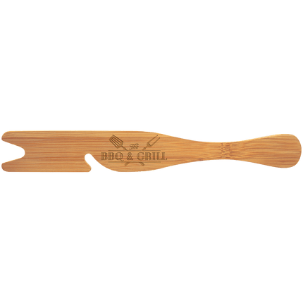 14" Bamboo Oven Rack Tool