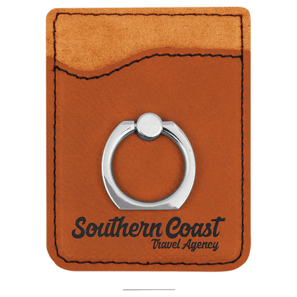 Laserable Leatherette Phone Wallet