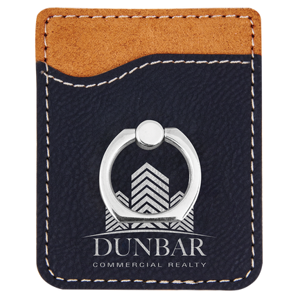 Laserable Leatherette Phone Wallet