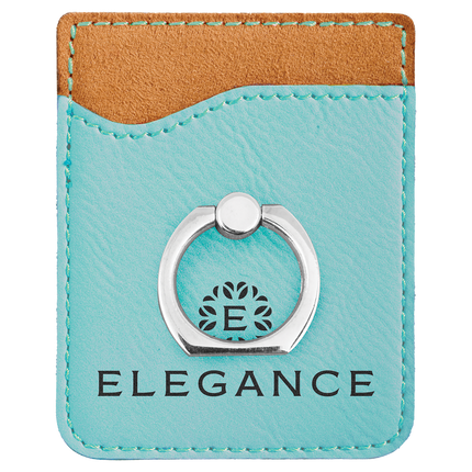 Laserable Leatherette Phone Wallet