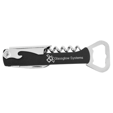 Laserable Leatherette Wine Bottle Opener