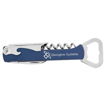 Laserable Leatherette Wine Bottle Opener