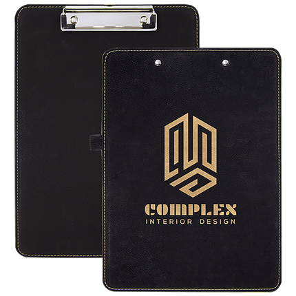 9" x 12 1/2" Laserable Leatherette Clipboard