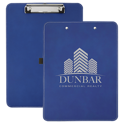 9" x 12 1/2" Laserable Leatherette Clipboard