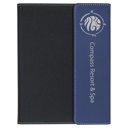 7" x 9" Canvas Portfolio with Notepad
