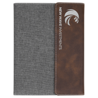 Rustic/Silver Leatherette / Gray