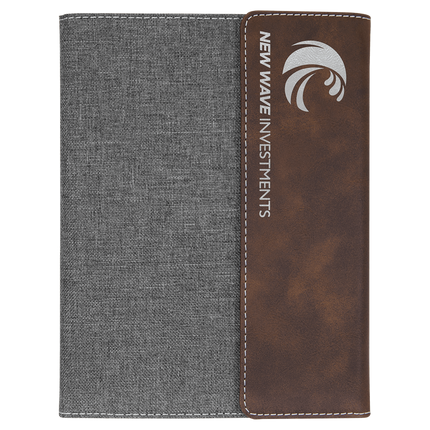 7" x 9" Canvas Portfolio with Notepad
