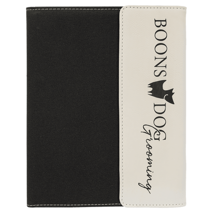 Leatherette & Canvas Portfolio – 9.5" x 12"