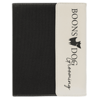 White Laserable Leatherette / Black