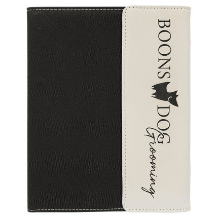 7" x 9" Canvas Portfolio with Notepad