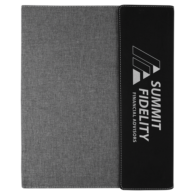 9 1/2"x12" Canvas Portfolio w/Notepad