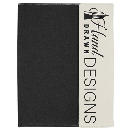 9 1/2" x 12" Canvas Portfolio with Note Pad
