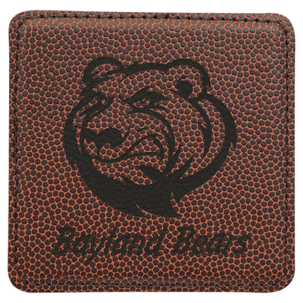 Personalized Square Leatherette 6-Coaster Set (4" x 4")