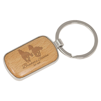 Silver/Wood Laserable